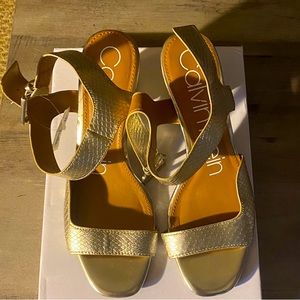 Never worn Calvin Klein sandal